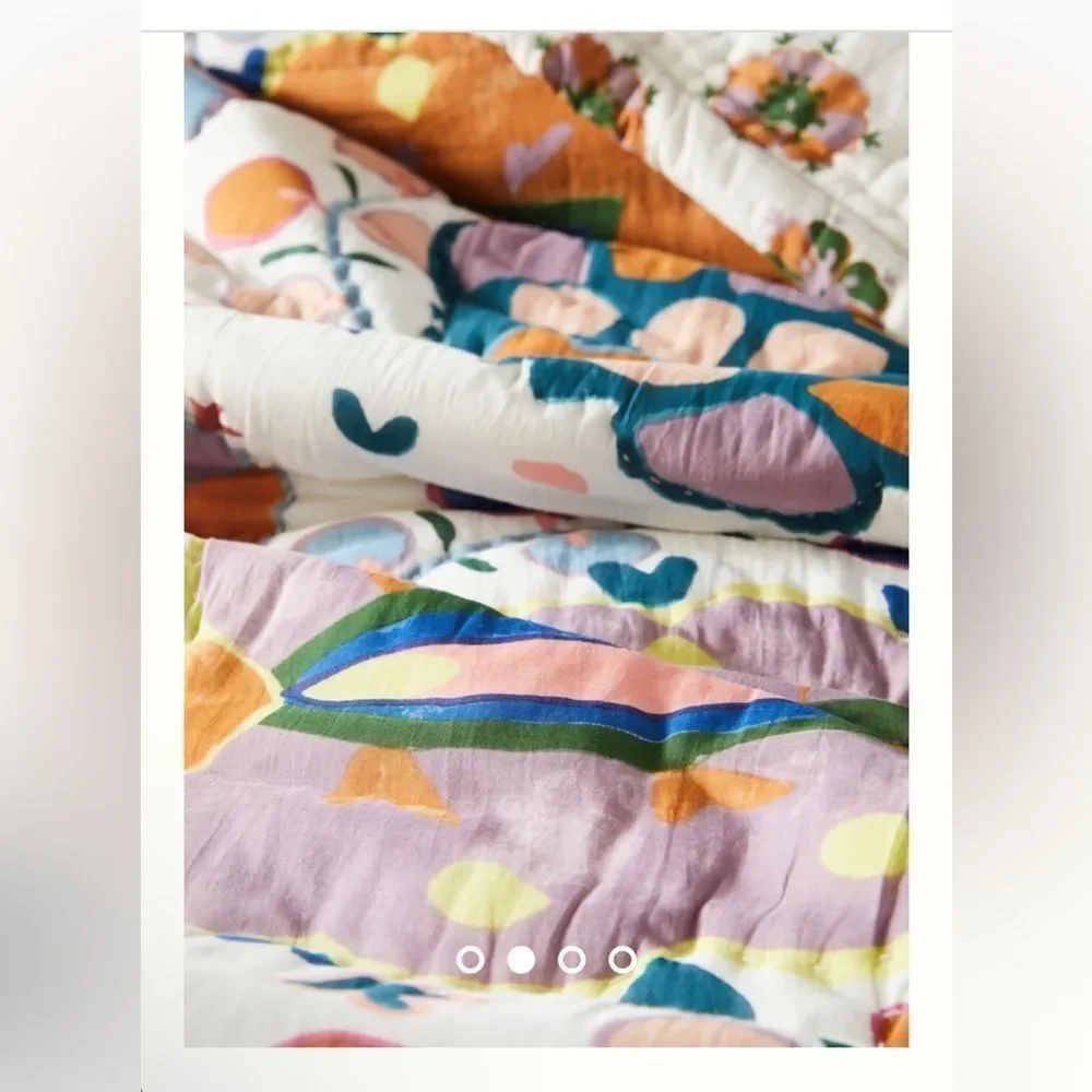 Gertrude Handcrafted Quilt By Anthropologie King Quilt size: 104” x 96”